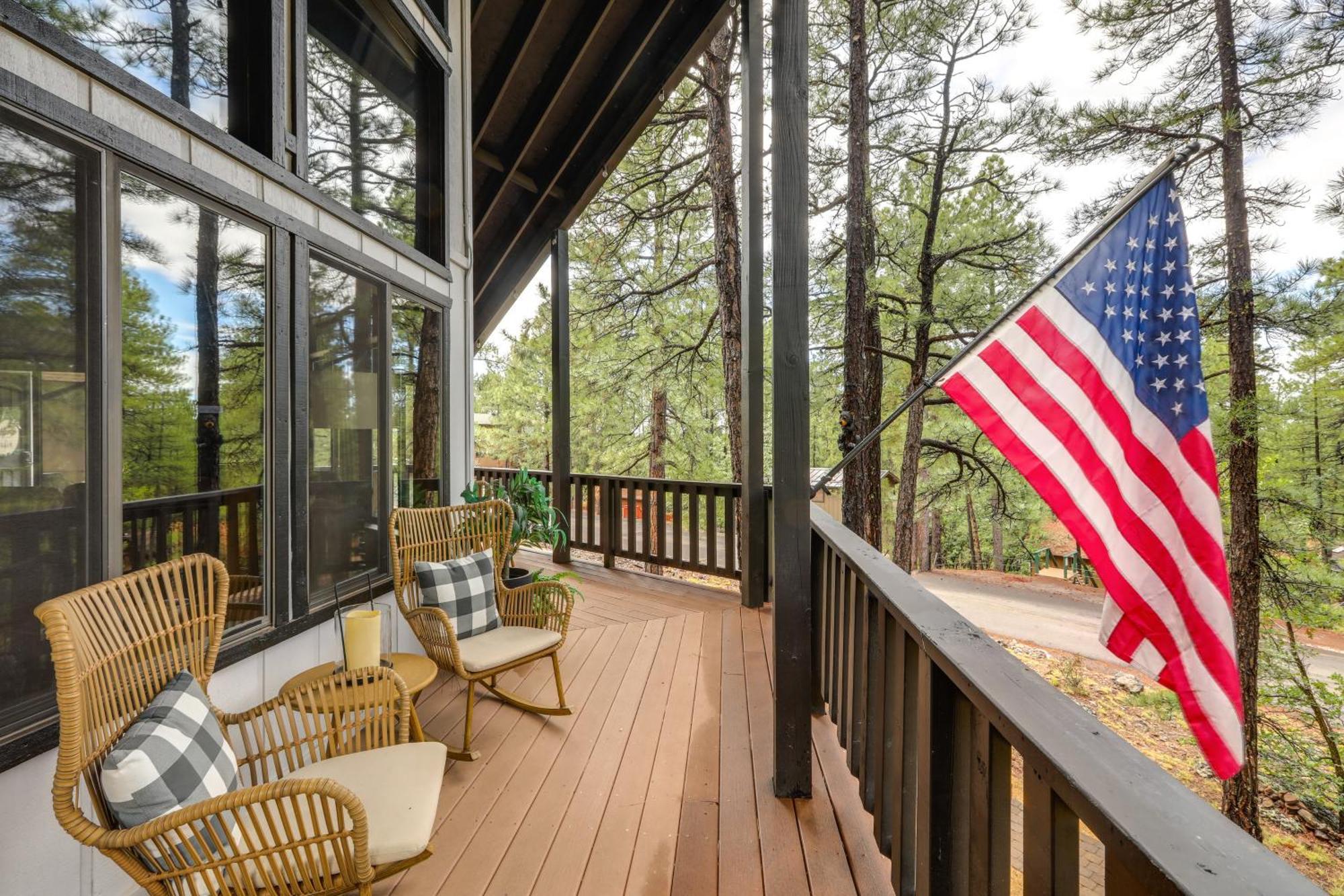 Munds Park Cabin With Poker Room And Wraparound Deck! Exterior foto